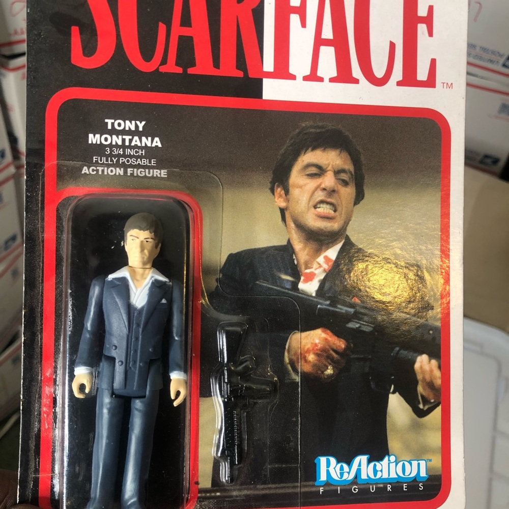 Reaction Scarface Action Figure.